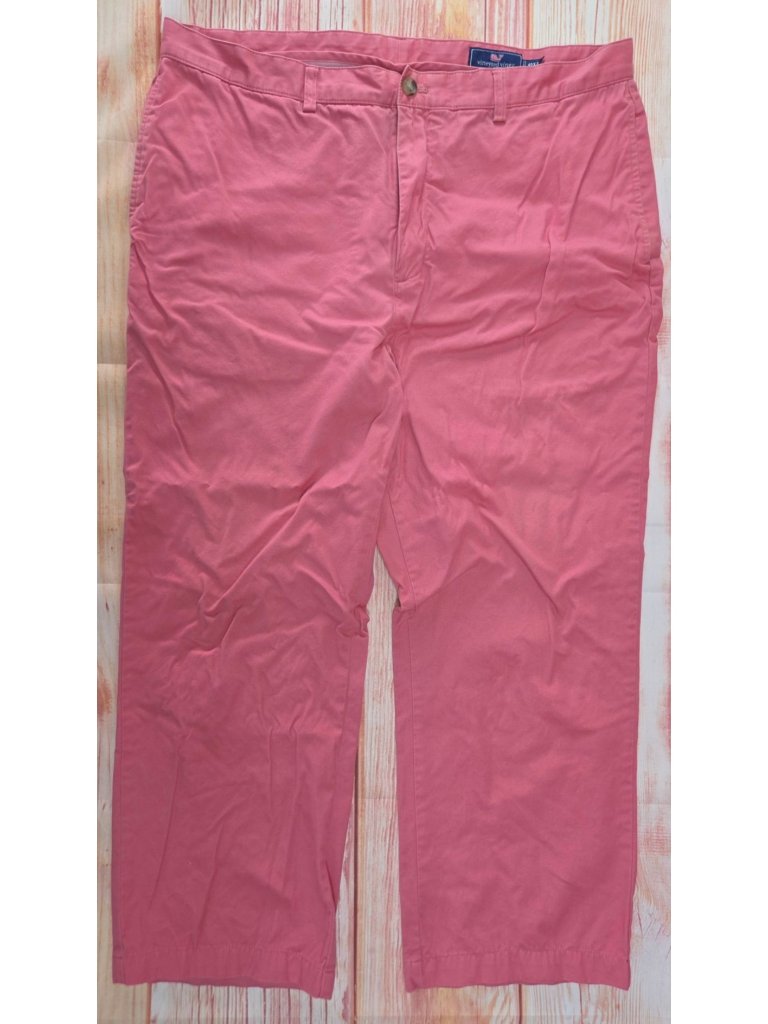 Vineyard Vines Mens Pink Club Chino Pants 40x30 Measures 40x27